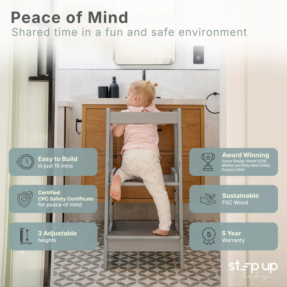 Stepup Baby Adjustable Toddler Tower