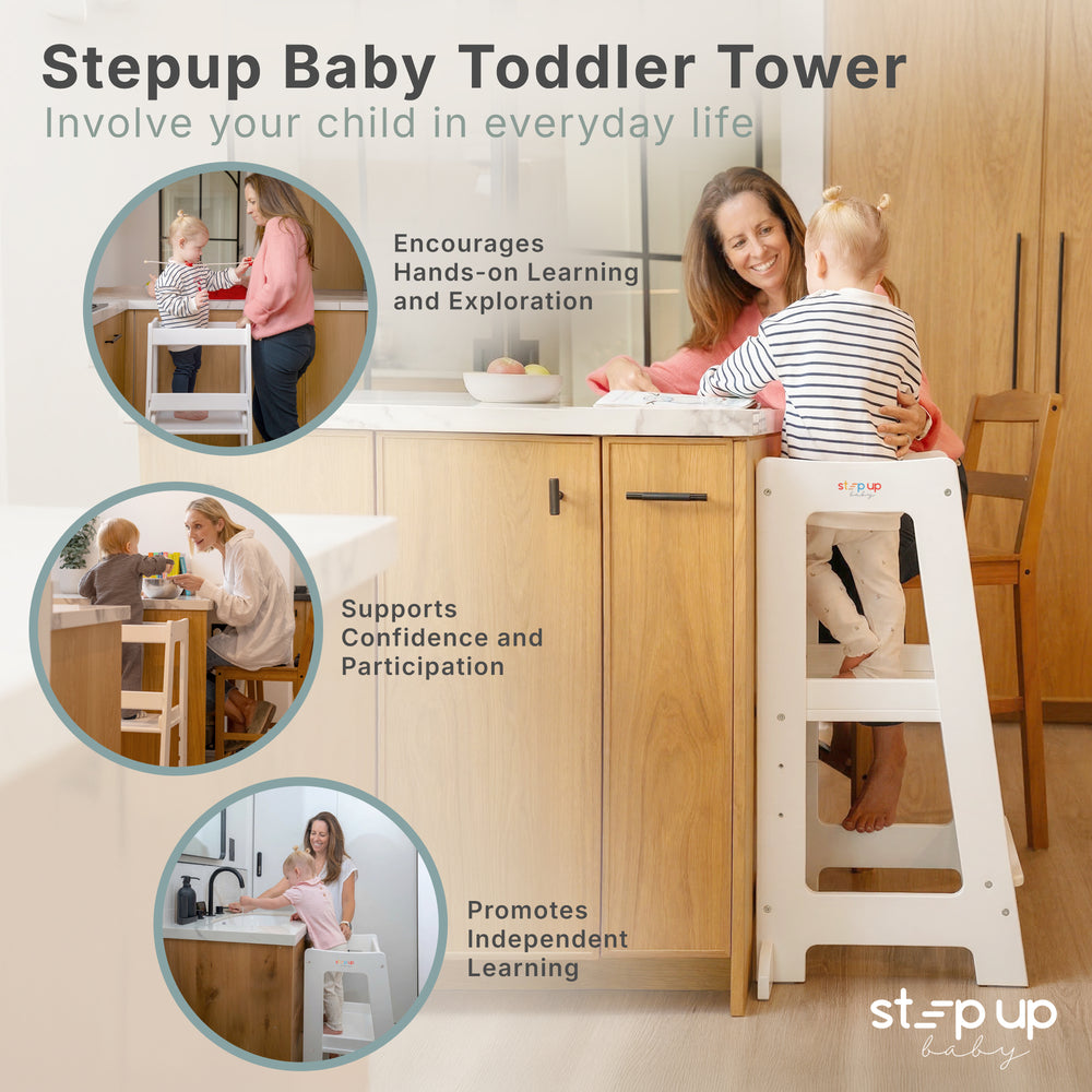 Stepup Baby Adjustable Toddler Tower